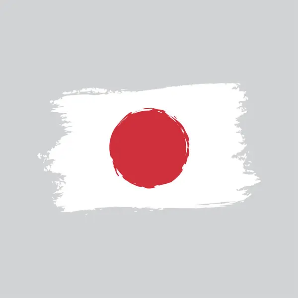 Japon bayrağı fırça şeklinde.