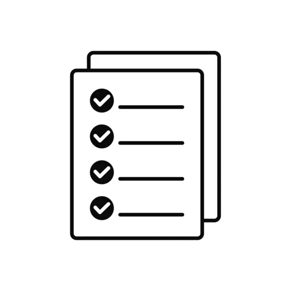 Belge dosya illüstrasyon vektör tasarımını kontrol et