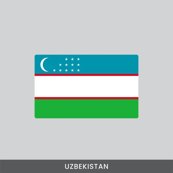 Özbekistan ulusal bayrak vektör tasarımı