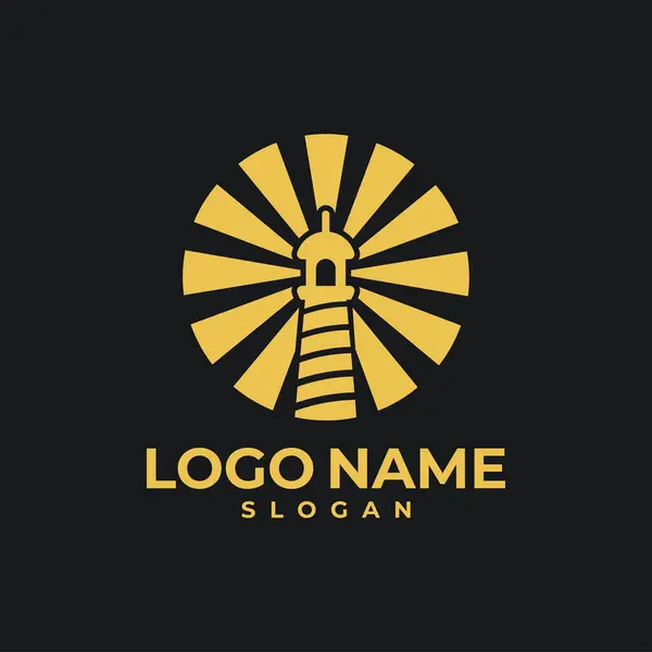 Mercusuar logosunun görüntü vektörü grafiği