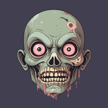 Büyük, yuvarlak gözlü ve küçük, masum bir gülüşü olan maske ürkütücü ama tuhaf bir şekilde sevimli olmak için tasarlanmıştır. Çürümüş ete karışan pastel tonlarıyla..