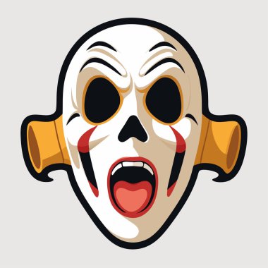 Boynuzlu Kurukafa Maskesi