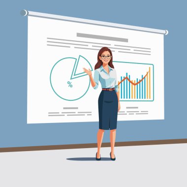 Görsel Veri Raporlarıyla Ofis Toplantısı