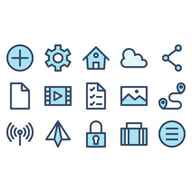 Kullanıcı Özü Simgeleri, kullanıcı arayüzü tasarımında navigasyon, iletişim ve kullanıcı deneyimini geliştirmek için kullanılan temel simgelerden oluşan bir koleksiyondur. Bu simgeler arama, ayar, ev ve bildirimler gibi ortak eylemler için görsel ipuçları olarak hizmet verir. 