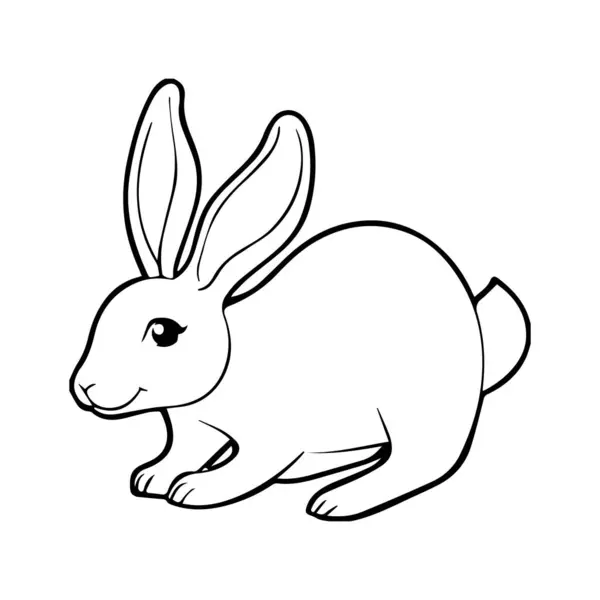 Hayvanın neşeli ruhunu yansıtan pürüzsüz, dalgalı çizgilere sahip bir tavşanın büyüleyici el çizimi tasviri. Minimalist tasarım, tavşanın uzun kulaklarını, yuvarlak gövdesini ve nazik ifadesini ön plana çıkarıyor.