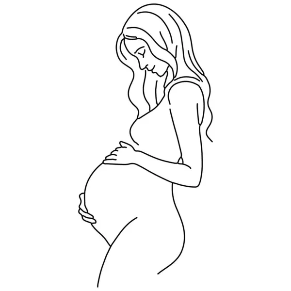 Müstakbel bir annenin temiz ve akıcı çizgiler kullanarak minimalist ve zarif bir tasvirini içerir. Bu vektör çizimleri hamileliğin güzelliğini çağdaş ve sofistike bir tarzda yakalar ve hamilelikle ilgili tasarımlar için mükemmel hale getirir.,
