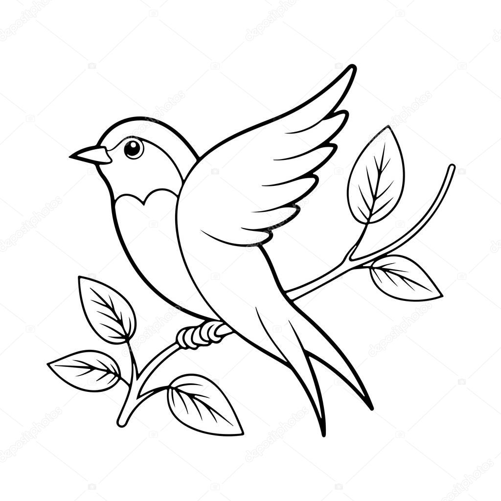 Capture the beauty of nature with this elegant Bird Silhouette Vector Art Illustration. Perfect for digital projects, prints, logos, and crafts, this high-quality design features clean lines and a minimalist style. Ideal for nature-themed artworks,