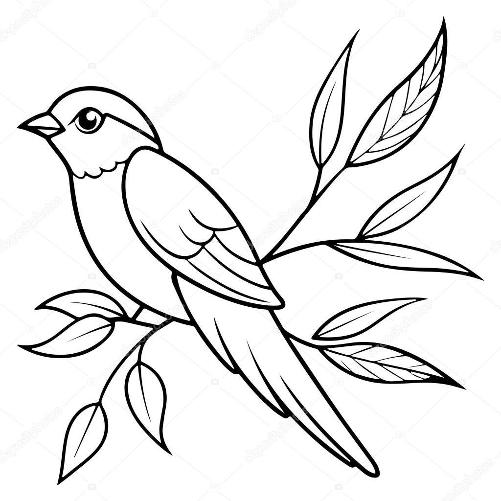 Capture the beauty of nature with this elegant Bird Silhouette Vector Art Illustration. Perfect for digital projects, prints, logos, and crafts, this high-quality design features clean lines and a minimalist style. Ideal for nature-themed artworks,