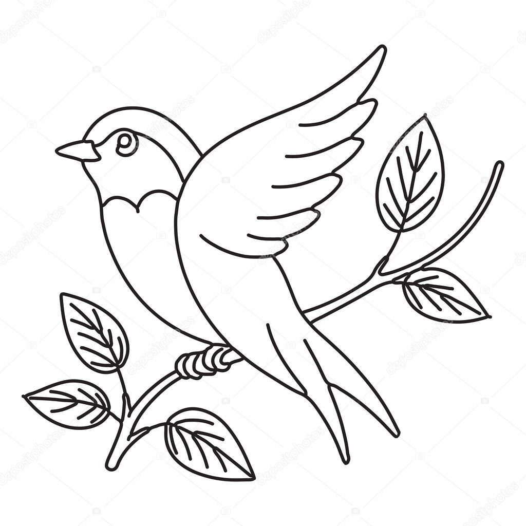 Capture the beauty of nature with this elegant Bird Silhouette Vector Art Illustration. Perfect for digital projects, prints, logos, and crafts, this high-quality design features clean lines and a minimalist style. Ideal for nature-themed artworks,