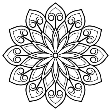 Kırmızı, mavi ve altınla karışık çiçek ve geometrik detaylara sahip canlı ve simetrik bir mandala tasarımı. Eserde merkezi bir noktadan yayılan süs desenleri var. Görsel olarak büyüleyici ve uyumlu bir kompozisyon oluşturuyor. İdeal 