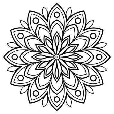 Kırmızı, mavi ve altınla karışık çiçek ve geometrik detaylara sahip canlı ve simetrik bir mandala tasarımı. Eserde merkezi bir noktadan yayılan süs desenleri var. Görsel olarak büyüleyici ve uyumlu bir kompozisyon oluşturuyor. İdeal 