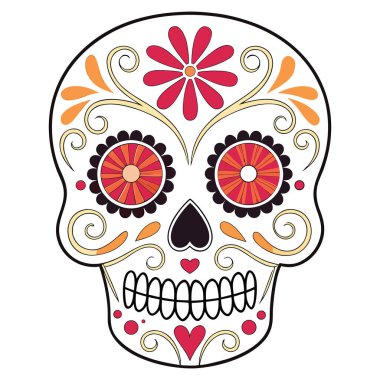 Meksika festival geleneklerinden esinlenen sanatsal kafatası tasarımı, cesur şablonlar ve canlı aksanlar sergiliyor. Tişörtler, kupalar, posterler ve Da de los Muertos 'u ve kültürel mirası kutlamak için mükemmel bir dekor. Yükseklerde teslim edildi.