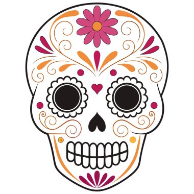 Meksika festival geleneklerinden esinlenen sanatsal kafatası tasarımı, cesur şablonlar ve canlı aksanlar sergiliyor. Tişörtler, kupalar, posterler ve Da de los Muertos 'u ve kültürel mirası kutlamak için mükemmel bir dekor. Yükseklerde teslim edildi.