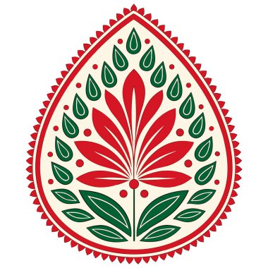 Geleneksel nakışlardan esinlenerek detaylandırılmış süsleme motifleri içeren zarif bir gözyaşı deseni. Bu simetrik tasarım kültürel sanatla modern estetiği harmanlayarak, onu tekstil dekorasyonu, ev dekorasyonu ve zanaat için ideal hale getirir. 