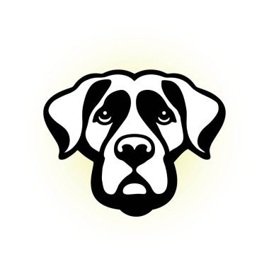 Elle çizilmiş, sevimli bir ifadeye sahip üzgün bir köpek yavrusu maskotunun siyah beyaz klip sanatı. Kalıplı taslak, sadık köpek arkadaşını yakalar. Etiketler ve etiketler için mükemmeldir..