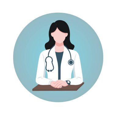 Stetoskop ve sağlık üniforması giymiş, hastane ortamında kendine güvenen bir kadın doktor kameraya bakıyor. Sağlık ve hasta tedavisinde profesyonellik ve uzmanlık yayıyor.