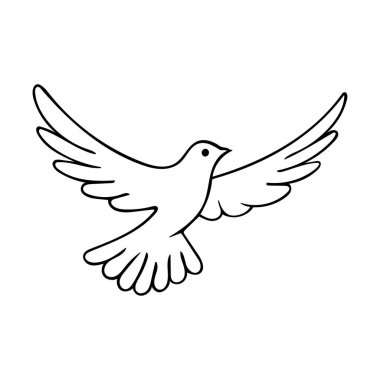 Bird Doodle png Hand, serçe, güvercin, papağan ve güvercini minimalist, tek renkli bir taslak çizdi. Özgürlüğü, uçuşu ve yaban hayatı simgeliyor. Logolar, amblemler, ikon yaratıcı tasarımlar için mükemmel.