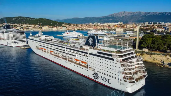 Hırvatistan 'ın Split kentinde Msc turizmi