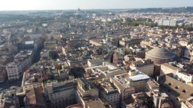 Roma şehrinin havadan görünüşü, İtalya