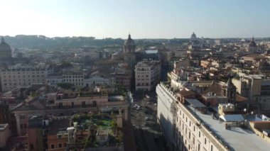 4K İHA videosu Roma, İtalya 'nın hava görüntülerini kaydediyor