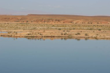 Barrage El Mansour Eddahbi, Ouarzazate Lake, Morocco clipart