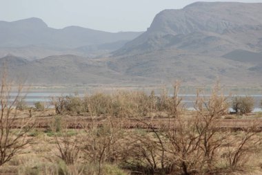 Barrage El Mansour Eddahbi, Ouarzazate Lake, Morocco clipart