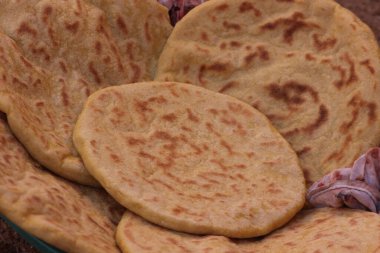 Amazigh Bread, Traditional Moroccan Bread clipart