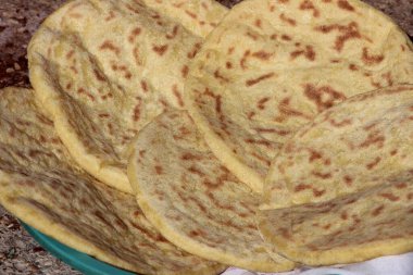 Amazigh Bread, Traditional Moroccan Bread clipart