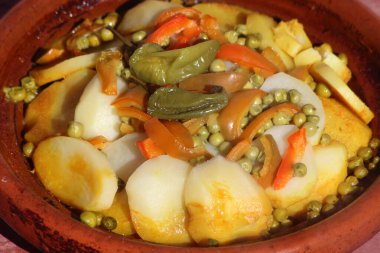 Fas Tajini Yakın plan, Geleneksel Fas Yemekleri