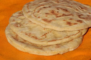 Traditional Moroccan Bread, Amazigh Bread clipart