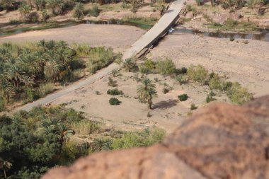 Fas 'ta Ouarzazate yakınlarında Fint Oasis Oasis adında bir vaha bulduk.