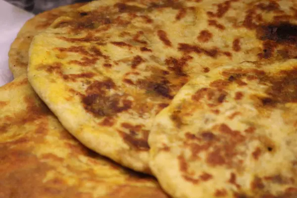 Taze Fas Doldurulmuş Ekmek, Aghroum Ntdount, Amazigh Ekmeği