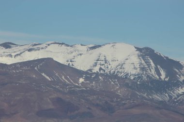 Snow Capped Atlas Mountains in Morocco clipart