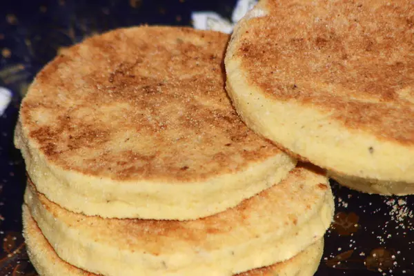 Harcha Fas Semolina Düz Ekmek Yaklaş