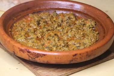 Taze Fas Balığı Tajine Yakın plan