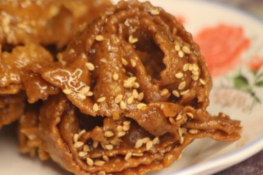 Chebakia Fas Susamlı Kurabiyesi