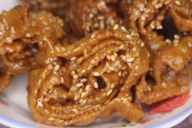 Chebakia Fas Susamlı Kurabiyesi