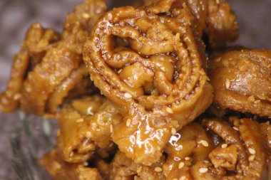 Fas Tatlı Pastası Chebakia veya Shebakia