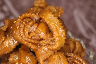 Fas Tatlı Pastası Chebakia veya Shebakia