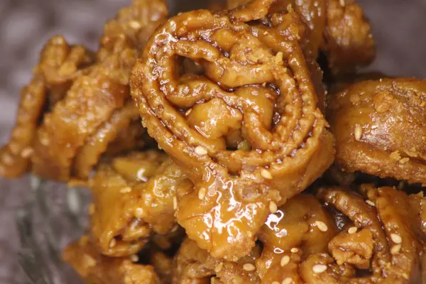 Fas Tatlı Pastası Chebakia veya Shebakia