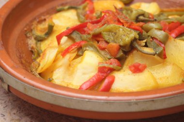 Fas Tajini Yakın plan