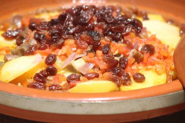 Sebzeli Fas tavernası.