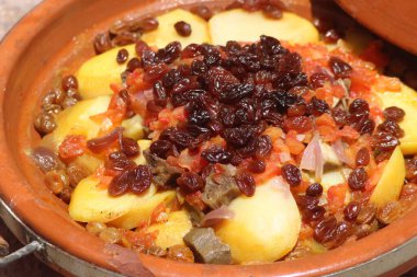 Sebzeli Fas tavernası.