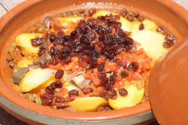 Sebzeli Fas tavernası.