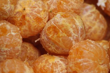 Kabuksuz portakallar Yakın plan