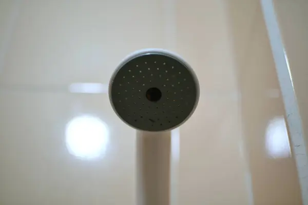 Detaylı bir yakın plan, çağdaş bir duş başlığını, parlak tasarımını ve ferahlatıcı bir duş deneyimini ima eden sayısız sprey hortumunu yakalar. Görüntünün nötr renk paleti duşun temiz, minimalist estetiğinin altını çiziyor.