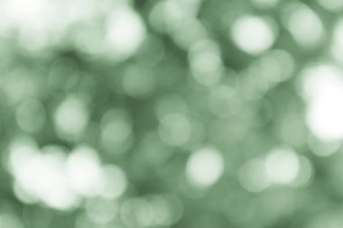 Sükunet ve sakinleştirme tasarımı için yumuşak adaçayı yeşil bokeh bulanık odak dışı ışık, desenli bir zemin kadar mükemmel.