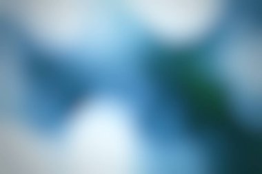 Bulanık mavi tonların hafif bir gradyanı, dinginliği ve ferahlığı iletir.