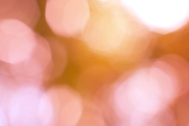 Yumuşak, sıcak bokeh soyut arkaplan ışık ve renk paleti