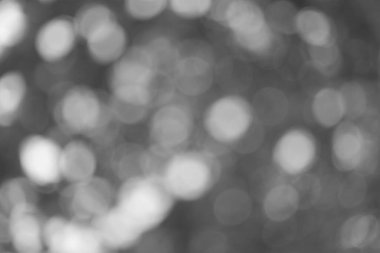 Bulanık ışıklarla donatılmış soyut bir monokrom bokeh arkaplan, yumuşak ve pürüzsüz bir dokuya sahip tasarımlara biraz zarafet ve gizem katmak için ideal, rüya gibi, ruhani bir atmosfer yaratır..